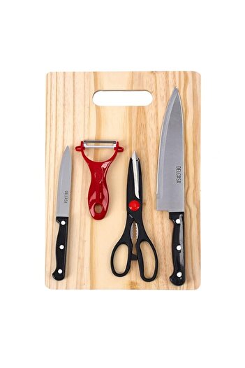 Generic Delcasa 4Piece Knife Set, Multi-Colour, Dc1760