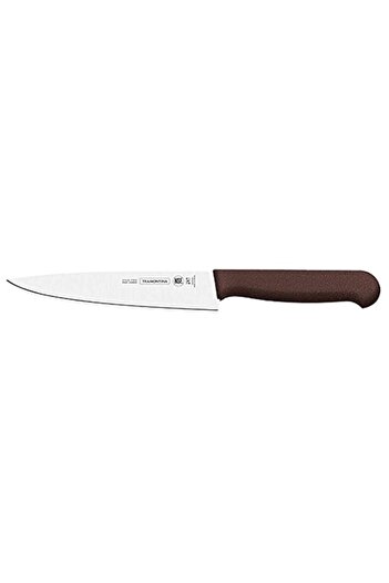 Generic Tramontina Professional 6 Inches Meat Knife with Stainless Steel Blade and Brown Polypropylene Hand
