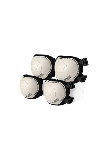 SCOOT AND RIDE Scoot and Ride protection set, knee and elbow pads, size S, Ash