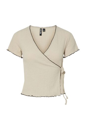 PIECES PCFRANCY SS WRAP TOP JRS