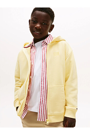 Tommy Hilfiger TONAL FLAG EMB ZIP HOODIE