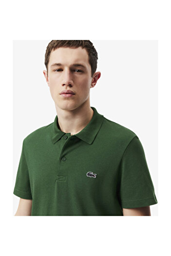 Lacoste POLOS DH5522-00 KOŠELE S LEMOVANÝM KRKEM A KRÁTKÝMI RUKÁVY