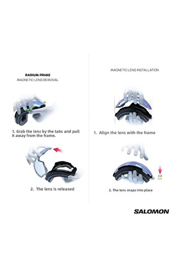 Salomon Radium Prime Sigma Kayak / Snowboard Goggle Unisex Goggle L47247300