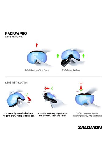 Salomon Radium Pro Sigma Photo Unisex Pink Goggle Unisex Goggle L47306600