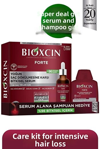 Bioxcin Set Forte Serum 3x X 50 ml + Forte Sampon 300 ml