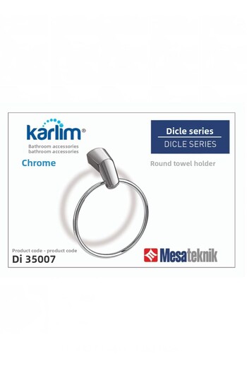 Boheme Στρογγυλή πετσέτα σειράς Karlim Dicle