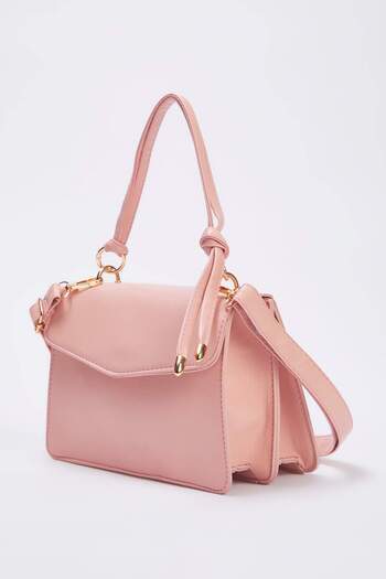 TRENDYOL SHOES Růžová crossbody mini/malá městská taška přes rameno TAKSS25OC00007