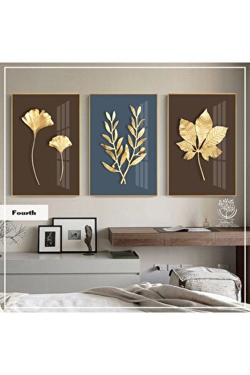 Tablomtr Metal Framed Real Glass Table Fourth Set of 3
