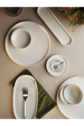 OLİKA Toskana 32 Piece Porcelain Breakfast and Catering Set