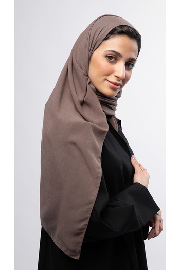 outline Plain brown veil