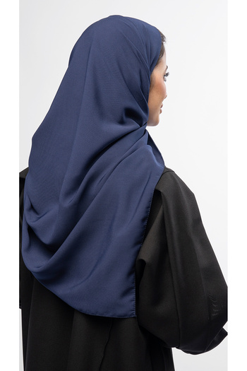 outline Plain navy blue veil