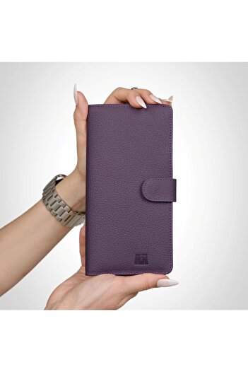 SANATE COLLECTION Hakiki Deri Unisex Cüzdan – Telefon Bölmeli, Kartlıklı Kişiye Özel İsim Yazılır