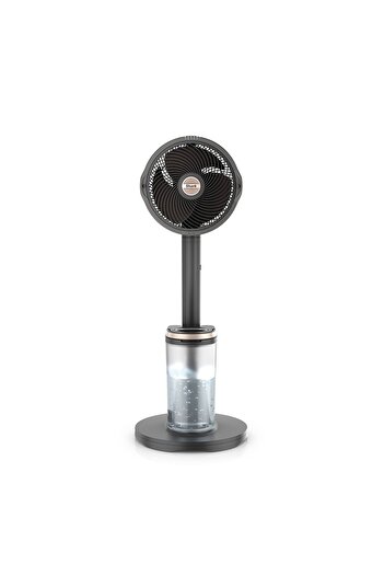 Shark FlexBreeze ProMist Taşınabilir Buharlı Fan – İç ve Dış Mekan Uyumlu, Siyah