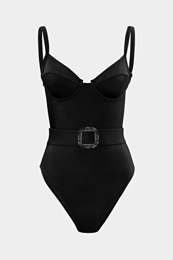 Açelya Okcu DIANA Fit Premium Women's Swimsuit - With Belt Detail