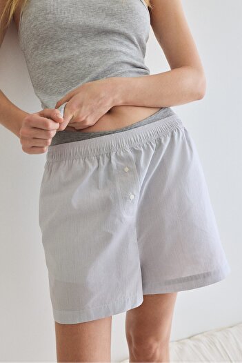 H&M Poplin Şort