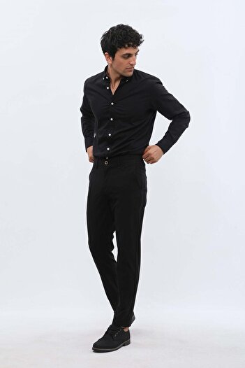 Jeanspro Technical Stretch-Blend Pants - Black