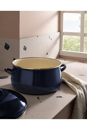 Madame Coco Montferry Pot - Navy Blue - 24 cm