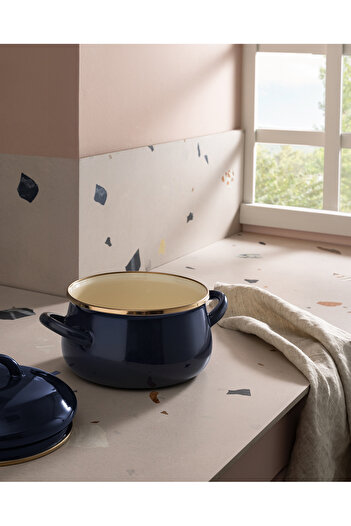 Madame Coco Montferry Pot - Navy Blue - 16 cm