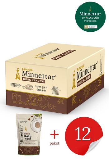 Şekeroğlu Minnettar Dibek Kahvesi 12 x 165 Gr ( 12 PAKET )