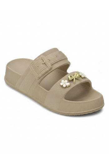 Benittokids Enova Women's Stoned Eva Slippers Suitable for Wet Floors
