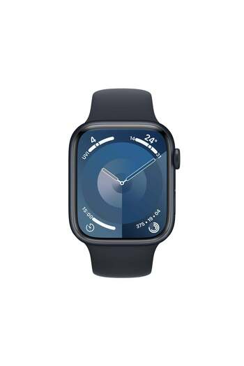 Apple Watch Series 9 GPS 45mm Midnight Aluminium Case with Midnight Sport Band - M/L