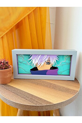 GünArt Gojo 3D Anime Illuminated Decorative Object Box