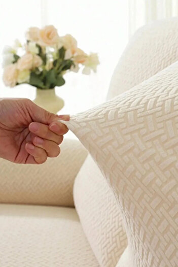 intil Koltuk Kılıfı Koltuk Örtüsü Tuğla Desen Koltuk Kılıfı 1 Adet Likrali Yüksek Kaliteli Sofa Cover