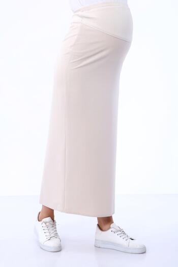 LİYACA Tesettür Maternity Fabric Pencil Skirt