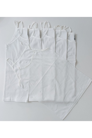Tan Yıldız Tny Camisole Ribbed Undershirt 6 Pcs White