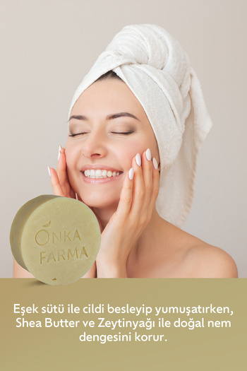 OnkaFarma Onka Farma Donkey Milk Soap Natural 100 Gr Moisturizing Solid Soap