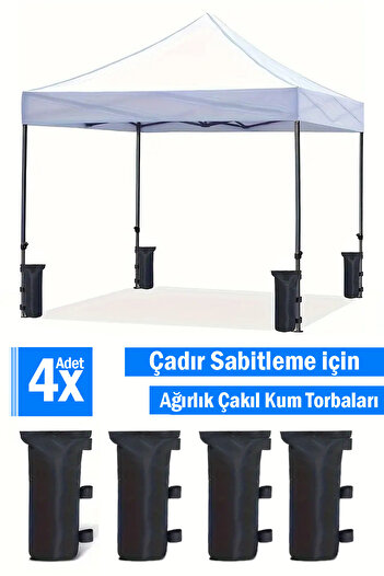 Bundeba Weight Bags 4Pcs Sand Weight Bags with Leg Weights for Pop up Canopy Sun Shade Umbrella
