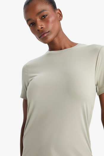 DeFacto Crew Neck Short Sleeve Athlete T-Shirt - Fit Standard D2296Ax24Au