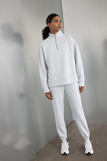 DeFacto DeFactoFit Standart Fit Sporcu Jogger Eşofman Altı Bilek Boy Skuba Dalgıç C9382AX24AU