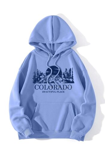 CLAYES Φούτερ Unisex Colorado Baby Blue Oversize