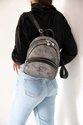Silver Polo Silver & Polo M.Silver - Rucsac de damă negru Sp945
