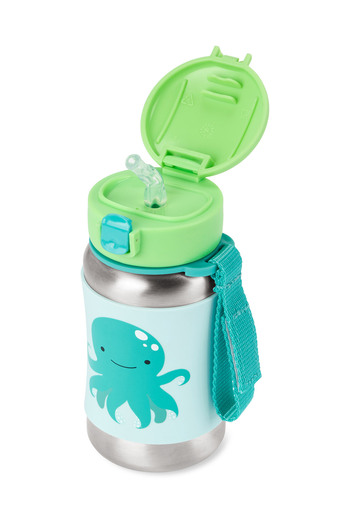 Skip Hop Zoo Stainless Steel Water Bowl Octopus