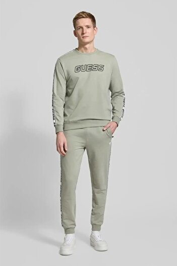 Guess Ανδρικό πράσινο φούτερ ARLO CN Z4GQ24K6ZS1-G855