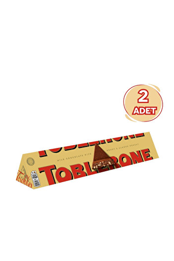 Toblerone Milk Sütlü Çikolata 360 gr - 2 Adet