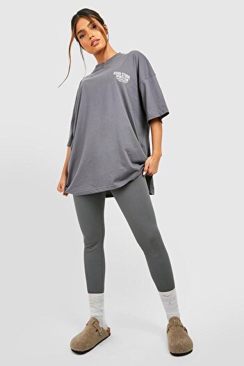 CLAYES Smoked Oversize Dsgn Sports Club T-shirt - Oversize Printed