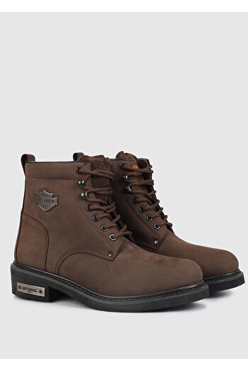 Harley Davidson Ανδρικές δερμάτινες μπότες Gibson Dark Brown 025M100109