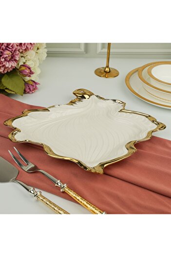 ROY KING Royking Albero Gold Presentation Plate 31X29Cm