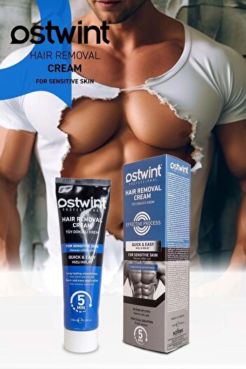 Ostwint Sensitive Skin Hair Removal Cream for Men - 100 ml