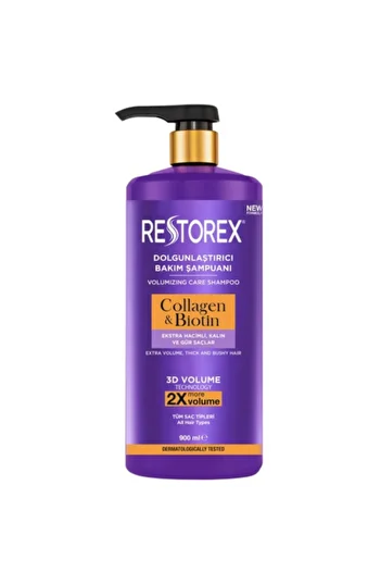 Restorex Collagen&Biotin Shampoo 900 ml