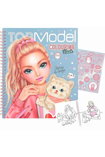 Top Model Topmodel Coloring Book Cutie 0412434_A