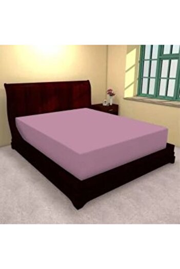 Ralex Elastic Bed Cover Jerse Polyester for Mattress 100 x 200 cm, Pink