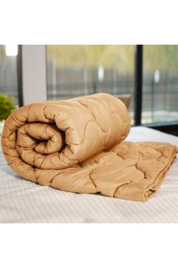 Ralex Quilted Wool Comforter 140 x 210 cm, Pucioasa, Sheep Print, Orange