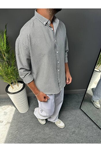 Weyeze Striped Comfortable Fit Shirt 19826Wyz