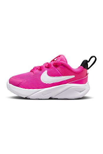 Nike Star Runner 4 Elastic Lace Shoes - Fierce Pink/Playful Pink/White/Black