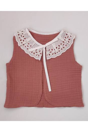 nelcollection 4 Layer Muslin Baby/Child Vest, 100% Cotton