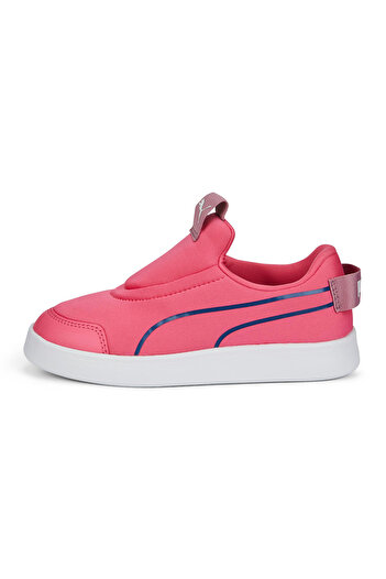 Puma Courtflex v2 Slip On PS Sunset Shoes - Pink